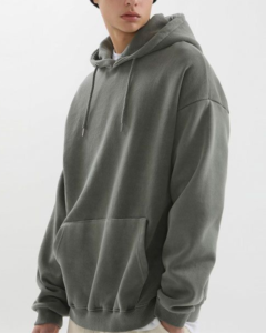 Sudadera con Capucha Extra Grande al por Mayor, Unisex, 450 GSM, 100% Algodón, Ropa de Calle Informal - Product Image 1