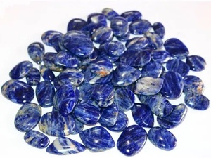 Forme personnalisée naturel Sodalite Quartz Cabochon lâche ovale coupe pierre précieuse à prix abordable - Product Image 2