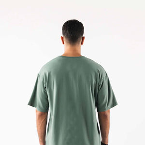 2025 Oversize Drop Shoulder Streetwear Venta al por mayor en blanco de calidad personalizada algodón Logo camiseta para hombres - Product Image 3
