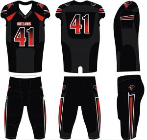 Uniforme de football américain de haute qualité, à séchage rapide, 100% polyester, anti-UV, coupe ajustée, pour adultes, vente en gros, impression numérique personnalisée - Product Image 6