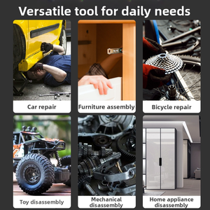 Jeu de clés hexagonales électriques en acier allié chrome-vanadium Delixi, tournevis hexagonal Torx, <span class=keywords><strong>clé</strong></span> hexagonale, collection de matériel - Product Image 4