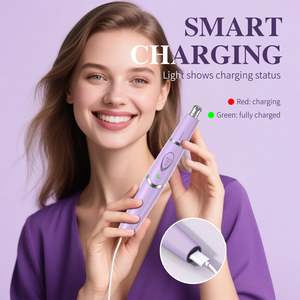 Tondeuse à cheveux professionnelle rechargeable par USB à double lame, tondeuse indolore pour le nez et les sourcils pour hommes et femmes, facile à nettoyer - Product Image 2