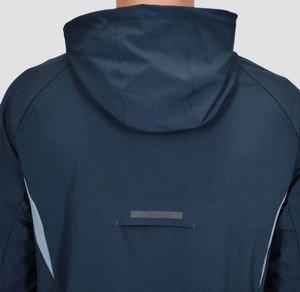 El mejor precio, chándal cortavientos transpirable personalizado para hombre, para uso al aire libre, patrón sólido con logotipo frontal, el mejor diseño para hombre - Product Image 4