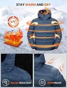 Chaqueta de Plumón de Secado Rápido de Alta Calidad con Estilo Personalizado para Hombre 2025, Cuello Alto, Logotipo Frontal, Ecológica, Transpirable, Mangas Largas para Invierno - Product Image 4