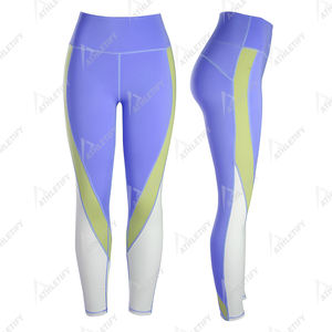 Mallas de Yoga de cintura elástica de etiqueta privada-Mallas de gimnasio y fitness de cintura alta para mujer a granel OEM directo del proveedor - Product Image 4