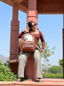 Nouveau élégant mode chaude véritable sacs à dos en cuir de fourrure de vachette usiné à la main élégant sculpture sacs à dos en cuir sacs à dos de Style occidental - Product Image 2