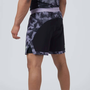 Pantalones cortos de entrenamiento atlético transpirables y ligeros para hombre, cierre de cintura elástica, patrón sólido, estilo informal para correr, deportes de gimnasio - Product Image 6