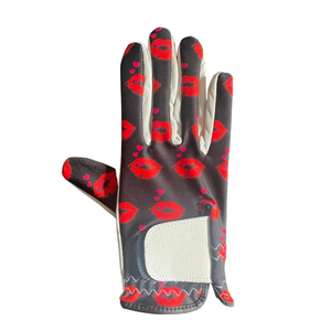 Gants de golf en cuir doux et confortables Logo personnalisé Gants de golf main gauche droite Gants de sport antidérapants en peau de mouton - Product Image 2