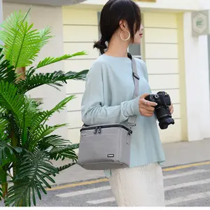 OEM fashion best seller classic sling shoulder square video dslr camera bag per 850D 800D 750D 700D