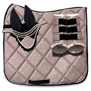 Juego de almohadillas para SILLÍN de caballo personalizadas profesionales, elegantes productos OEM de doma equina con forro de polialgodón - Product Image 3