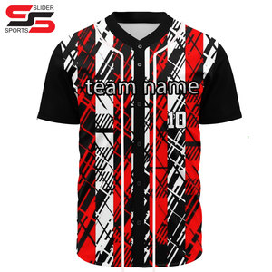 Camiseta Deportiva de Malla con Bordado Personalizado, Diseño Sublimado, Cosido, Transpirable, de Manga Corta para Béisbol y Sóftbol - Product Image 1