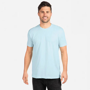 Next Level Men's Premium Fitted Sueded Crew Sueded Jersey 60% Combed <b>Ring</b>-Spun Cotton 40% Polyester Shoulder Binding T Shirts - Product Image 4