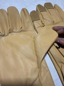 Guantes DE TRABAJO impermeables de cuero para conductores, guantes de cuero de seguridad para motocicletas con forro polar - Product Image 3