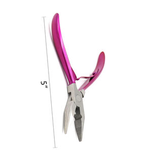 Alicates para extensiones de cabello de acero inoxidable con microcuentas Alicates para extensiones de cabello humano con dientes para extensiones de cabello - Product Image 4