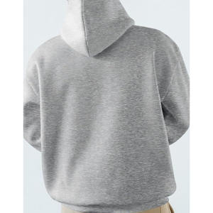 Top demandé conception personnalisée logo impression nouveau surdimensionné uni 100% polyester coton vierge sweats à capuche hommes pull grande taille sweats à capuche - Product Image 6