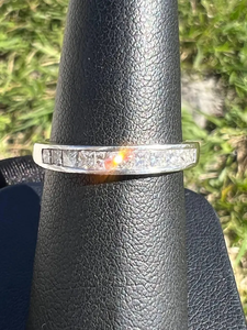 Anillo Chapado en plata auténtica de Ley 925, anillo de diamante de moissanita de platino, accesorios para joyería de moda para mujer - Product Image 2