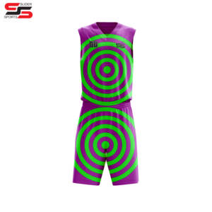 Uniforme de basket-ball au design classique avec impression par sublimation et coupe athlétique pour une liberté de mouvement accrue lors des matchs et des entraînements - Product Image 4