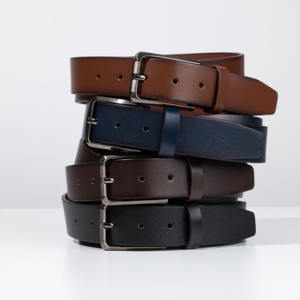 Cinturón de cuero genuino Premium 100% para hombre de todos los días, accesorio de estilo informal atemporal, hebilla de aleación duradera, calidad confiable - Product Image 5