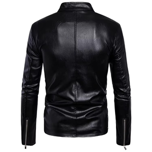 Veste d'hiver pour homme 2025 en polyester/nylon, nombreux zippers, service OEM, coupe-vent, moto, décontractée, écologique, logo personnalisé - Product Image 3