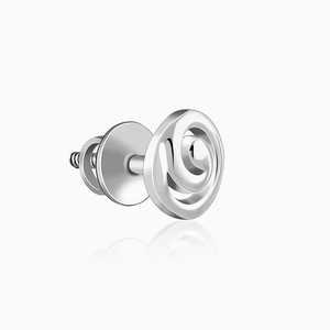 ต่างหูหมุด Geoglow สีเงินวินเทจชุบทองสไตล์ศาสนาคลาสสิกน่ารักสำหรับปาร์ตี้ของขวัญที่มีเพทายมุกเพชร - Product Image 5