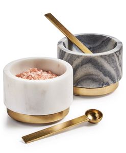 Solid Marble Kitchen Accessories <b>Sugar</b> <b>Bowls</b> With Metallic Gold Polished Spoon Best Seller Large Size Home Decorative <b>Sugar</b> <b>Bowl</b> - Product Image 1