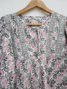 Exclusive Designer Rayon Tie Dye High Side Slit Fit Flare Maxi <b>Dress</b> Bohemian Beach Wear Natural Waistline Button for Women - Product Image 5