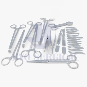 Ensemble de 19 instruments chirurgicaux de chirurgie mineure | Outils médicaux en acier inoxydable pour les petites procédures et les soins d'urgence - Product Image 3