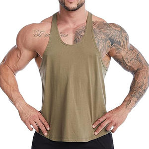 Débardeur de musculation Gym Logo couleur personnalisé Gilet de fitness sans manches pour hommes - Product Image 5