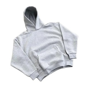 Survêtements en polaire de haute qualité pour hommes, pantalons de survêtement de rue, ensembles de sweats à capuche sans ficelle, survêtements lourds avec logo personnalisé - Product Image 2