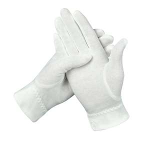 Soft woven or knitted 100% cotton Elastic wrist or hemmed cotton edge Cotton <b>Yarn</b> Sewing Gloves From Vietnam - Product Image 5