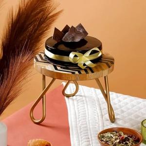 Moderno Soporte para Tartas de Resina Transparente con Efecto Mármol y Soporte Decorativo de Alta Calidad para Tartas para Uso en Panaderías y Servicios de Catering - Product Image 5