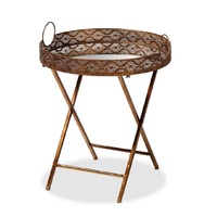 Vente en gros de plateau de service rond antidérapant en étain pour bar Rohs, fonction d'impression, gaufrage, matériau, origine, forme brillante, taille, produit FDA