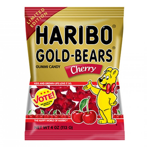 ขนมกัมมี่สีเชอรี่กัมมี่4ออนซ์12กะรัตลายหมีทอง - Product Image 1