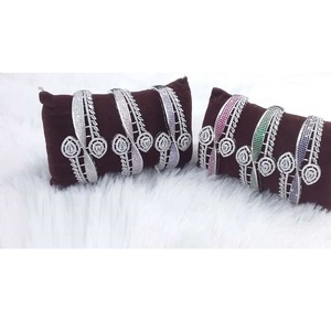 Unique Design Fashion Timeless AD <strong>Bracelet</strong> with <strong>Stone</strong> Detailing Enhance Your <strong>Beauty</strong> Effortlessly for Wholesale - Product Image 2