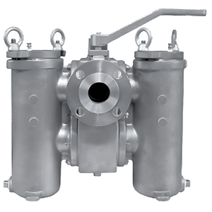 Crépine duplex directe en acier inoxydable 316L pour la filtration continue à haute température de la puissance manuelle de l'huile - Product Image 5