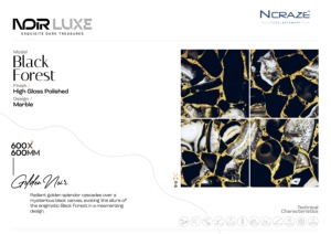 Azulejos de porcelana para suelo de mármol de diseño moderno de 600x600mm de alto brillo esmaltados vitrificados para proyectos interiores de villas o hoteles - Product Image 6