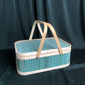 Contenedor de bambú de alta calidad Cesta de bambú natural Cesta decorativa Accesorios y artesanía de moda en Vietnam - Product Image 1