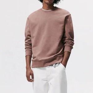 Custom Cotton Washed Embroidered Digital Printing Summer Crop Sweat <b>Shirt</b> Blank Regular Fit Drop Shoulder Crewneck for <b>Men</b> - Product Image 2