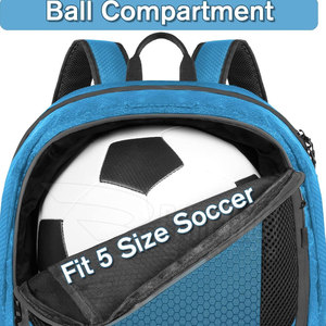 Bolsas de fútbol a granel de peso ligero Nylon Poliéster Hecho Bolsas de fútbol Venta directa de fábrica Bolsas de fútbol - Product Image 5