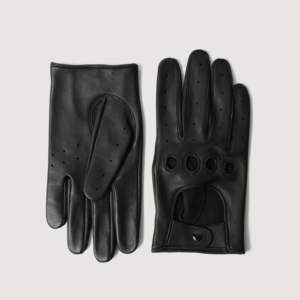Guantes de Conducción Ferdinand de Cuero Genuino, Negros, para Deportes de Invierno y Viajes, Aptos para Ciclismo y Uso Diario - Product Image 6