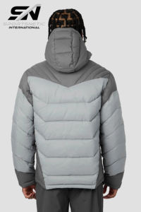 Veste d'hiver épaisse à capuche en duvet personnalisée, vêtements décontractés de rue, best-seller, pour hommes, de haute qualité, respirante - Product Image 4