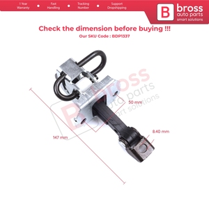 BDP1337 Frein de porte, butée de porte, limiteur de porte pour BMW Série 3 E46 Coupé Cabriolet 2000-2006 Pré-lifting 51218204173 - Product Image 5