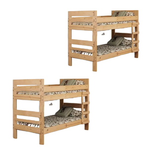 Ensemble de meubles pour chambre d'enfants Lits superposés modernes pour enfants Lit double en bois Lits jumeaux de haute qualité directs d'usine - Product Image 4
