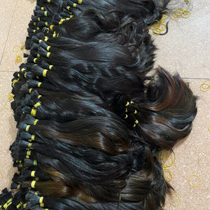 Cabello Humano Vietnamita 100% Natural de Alta Calidad a Precio de Fábrica, 1 kg, Virgen, Remy, Listo para Decolorar, Cutícula Completa, Color Castaño Natural - Product Image 1