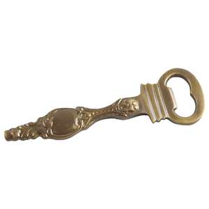 Abrebotellas de metal chapado en plata para fiestas de bodas y otras funciones Abridor de botellas de vino de latón altamente brillante - Product Image 5