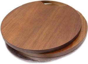 Planches à découper de cuisine Assiette alimentaire en bois Pizza Sushi Pain Plateau entier Planche à découper Planches à fromage Bois d'acacia - Product Image 6