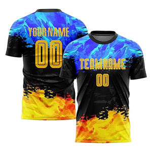 Respirant Sublimation Impression Football Costume Chemises & Tops Sportswear Football Chemises Équipe Formation Football Vêtements Uniforme Ensemble - Product Image 5