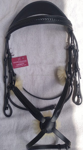 Brida de cuero para caballos, producto ecuestre prémium, calidad superior, fabricante al por mayor - Product Image 3