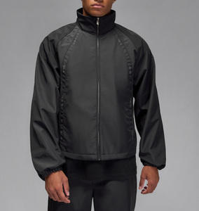 เสื้อแจ็คเก็ตเบสบอลแบบมีปกตั้ง แขนยาว พิมพ์ลายตามสั่ง ผู้ชาย ผ้าฝ้าย 100% กันน้ำ พร้อมป้ายและดีไซน์แบบกำหนดเอง - Product Image 1