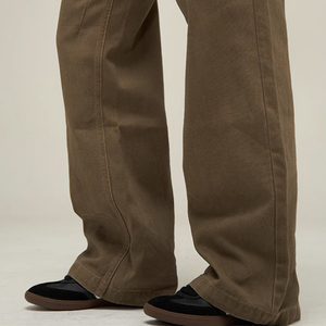 กางเกงยีนส์ทรงตรงสำหรับผู้ชายแฟชั่นใหม่ ขายส่ง รับทำโลโก้ สีอ่อน ระบายอากาศได้ดี - Product Image 6